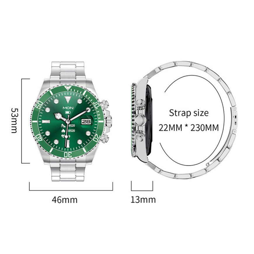 Men's Smartwatch: Supports Bluetooth Calling, Heart Rate, and Body Temperature Monitoring Men's Smartwatch: Supports Bluetooth Calling, Heart Rate, and Body Temperature Monitoring