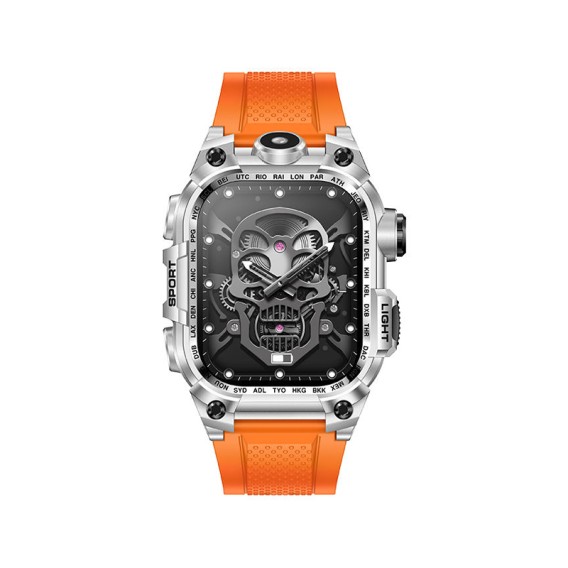 Men I121 Smart Watch 2.01-inch Large Screen Bluetooth Calling Heart Rate Monitoring Outdoor Sports Watch