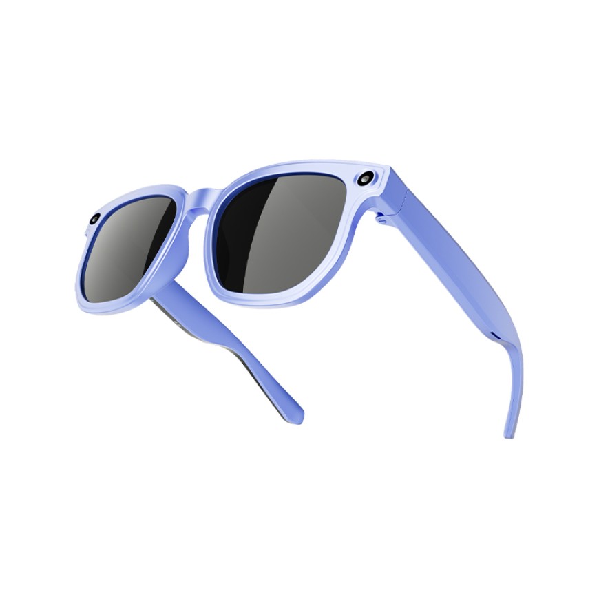 Smart Glasses with Camera and Noise Cancellation, 1200P Video Recording, 16GB Memory, AI Voice Assistant, for Hands-Free Vlogging Calls Smart Glasses with Camera and Noise Cancellation, 1200P Video Recording, 16GB Memory, AI Voice Assistant, for Hands-Free Vlogging Calls