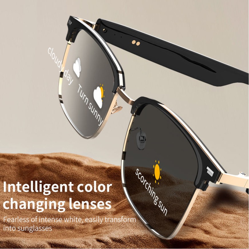 Smart Photochromic Voice Touch Control Sunglasses Smart Photochromic Voice Touch Control Sunglasses