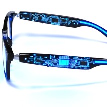 Frameless Smart Glasses Hands-Free Calling Wireless Headphones AI Assistant Real-Time Translation