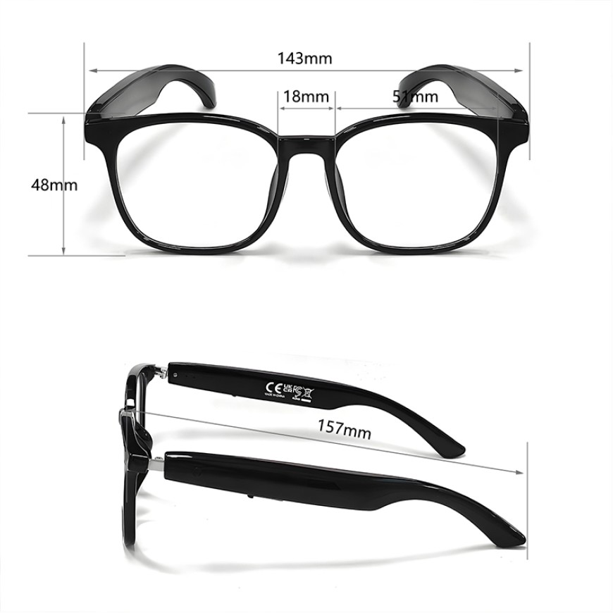 Frameless Smart Glasses Hands-Free Calling Wireless Headphones AI Assistant Real-Time Translation Frameless Smart Glasses Hands-Free Calling Wireless Headphones AI Assistant Real-Time Translation