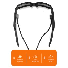 QY Pro5 AI Translation Glasses Touch Control IPX6 Waterproof C Charging Remote Photography QY Pro5 AI Translation Glasses Touch Control IPX6 Waterproof C Charging Remote Photography