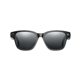 Smart glasses support AI and a microphone.