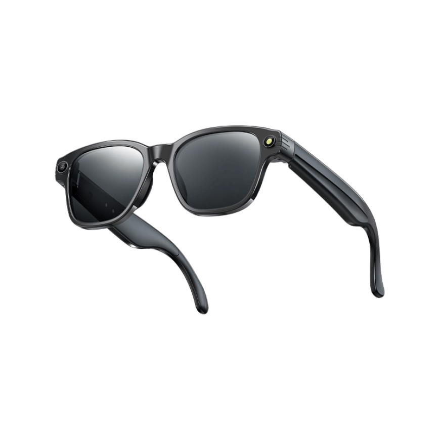 Smart glasses support AI and a microphone. Smart glasses support AI and a microphone.