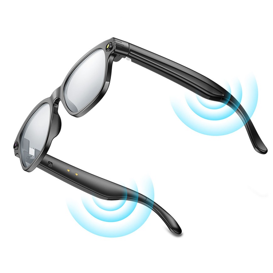 Smart glasses support AI and a microphone. Smart glasses support AI and a microphone.