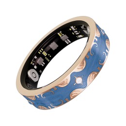 Special Colored Design Smart Ring Stainless Steel Waterproof Health Monitoring