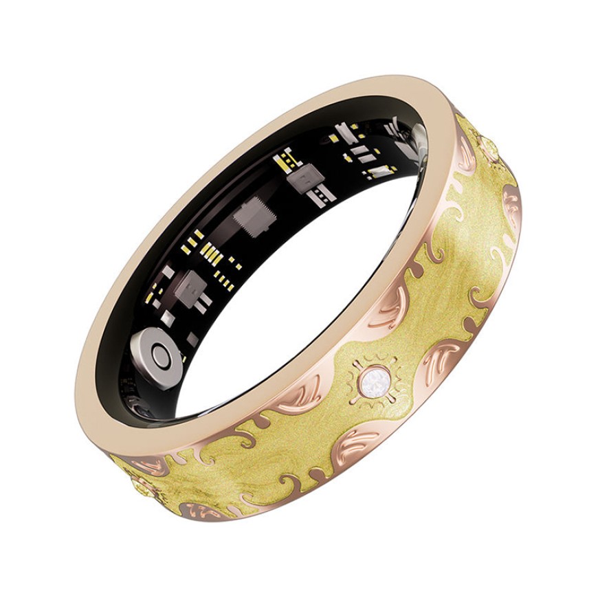 Special Colored Design Smart Ring Stainless Steel Waterproof Health Monitoring Special Colored Design Smart Ring Stainless Steel Waterproof Health Monitoring