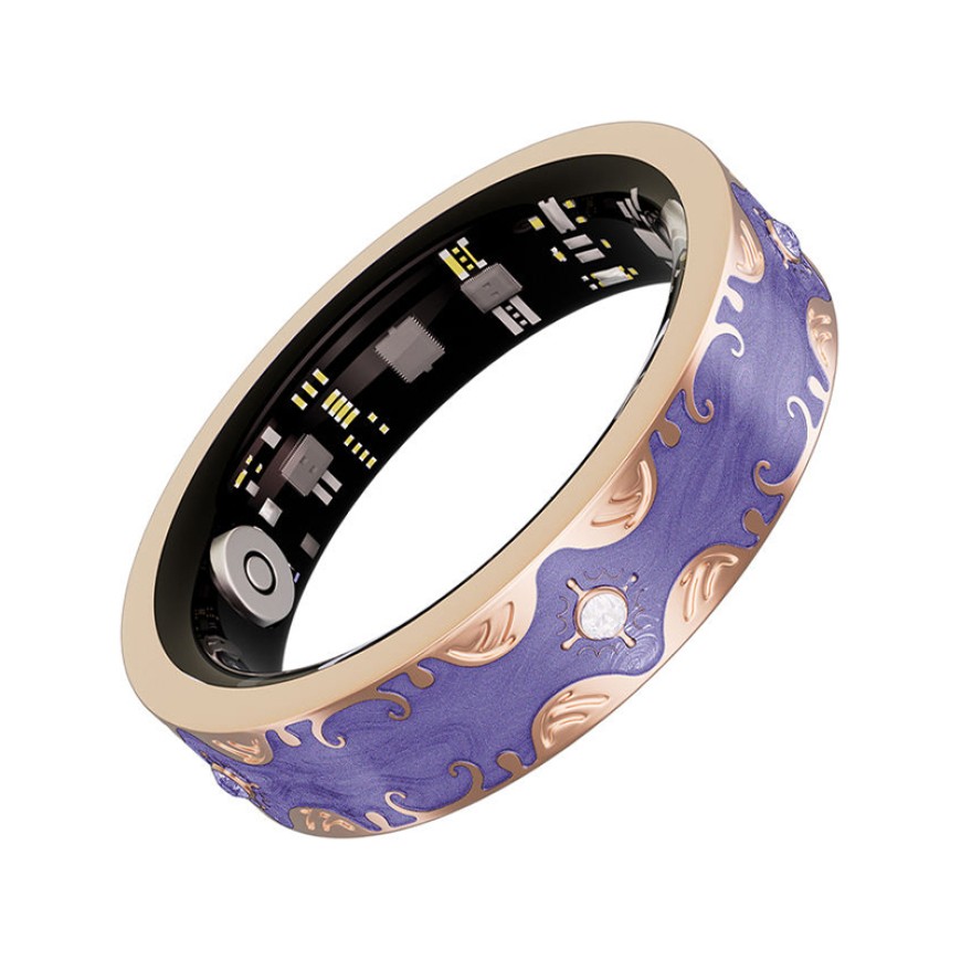 Special Colored Design Smart Ring Stainless Steel Waterproof Health Monitoring Special Colored Design Smart Ring Stainless Steel Waterproof Health Monitoring