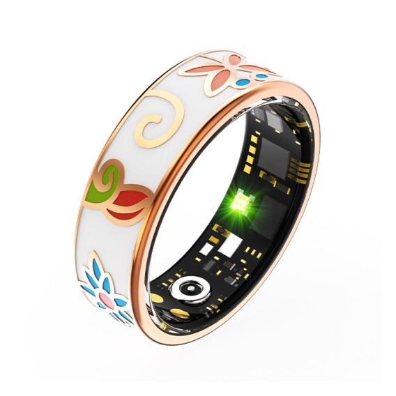 Enamel color process Smart Ring