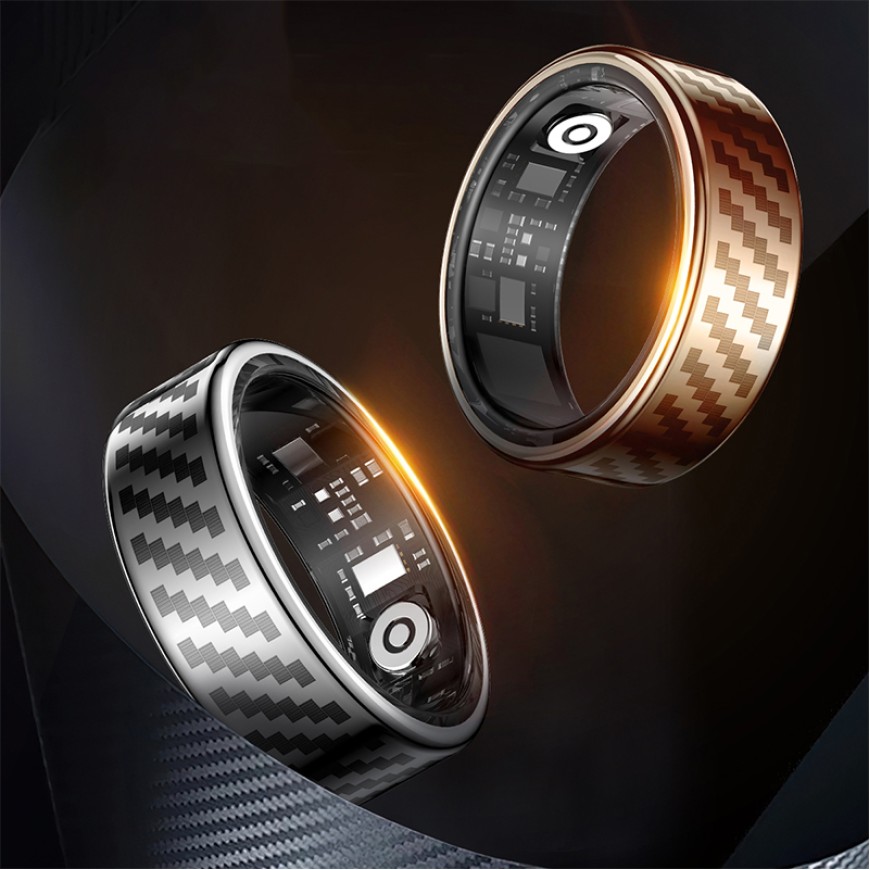 Smart Wearable Ring with Heart Rate, Blood Oxygen, Sleep Tracking and Camera Control via App Smart Wearable Ring with Heart Rate, Blood Oxygen, Sleep Tracking and Camera Control via App