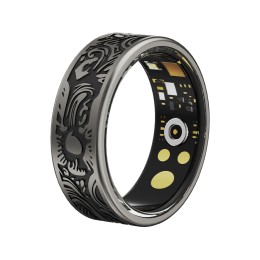 Smart Ring IP68 Waterproof Heart Rate Fitness Tracker Steel Design Smart Ring IP68 Waterproof Heart Rate Fitness Tracker Steel Design