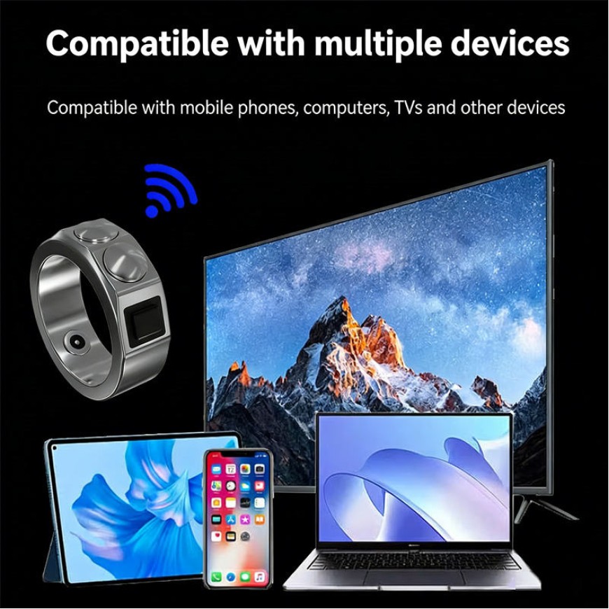 Smart Waterproof Blood Pressure Monitoring Tracker Ring Smart Waterproof Blood Pressure Monitoring Tracker Ring