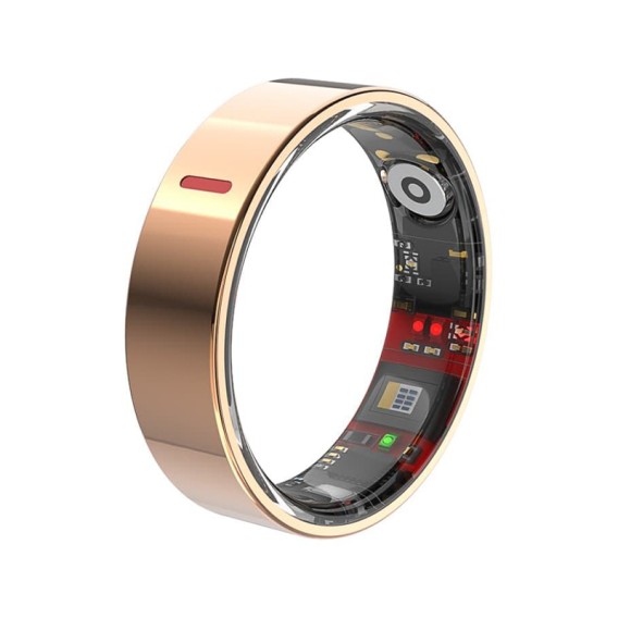 Ultra-thin Smart Ring Heart Rate SpO2 Blood Oxygen Stress Detection Sleep Monitor Health Ring Fitness Tracker