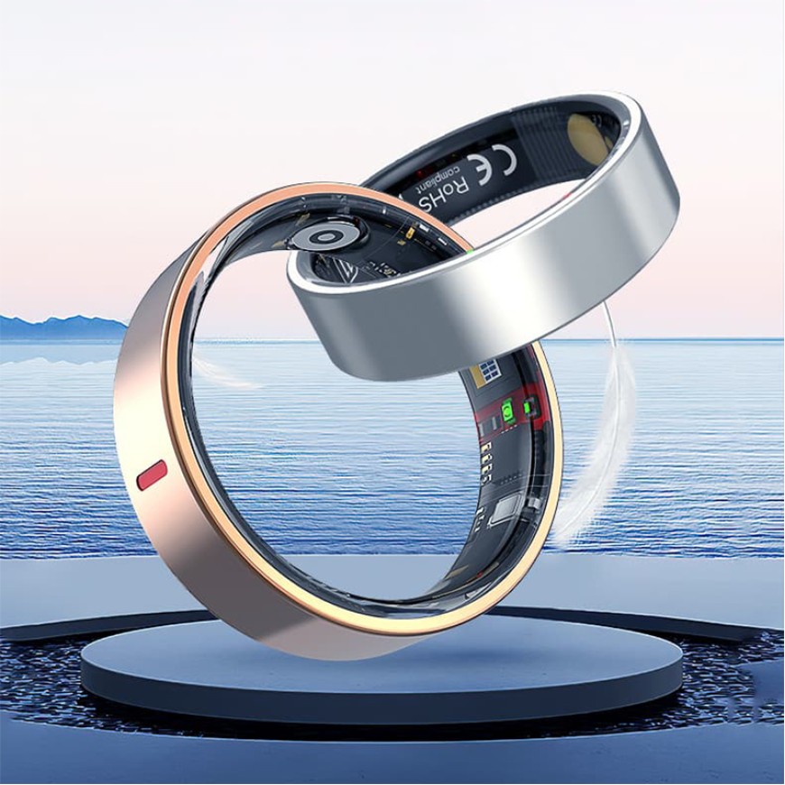 Ultra-thin Smart Ring Heart Rate SpO2 Blood Oxygen Stress Detection Sleep Monitor Health Ring Fitness Tracker Ultra-thin Smart Ring Heart Rate SpO2 Blood Oxygen Stress Detection Sleep Monitor Health Ring Fitness Tracker