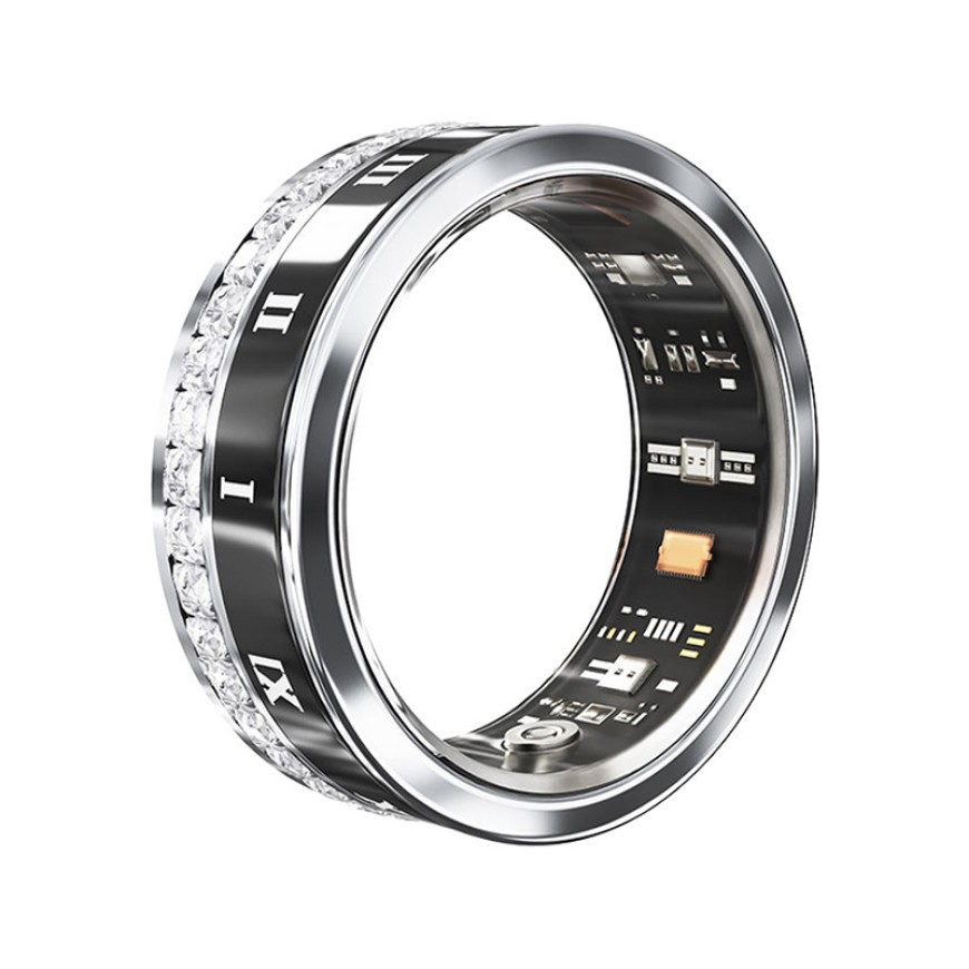 Smart Ring V2 with Diamond 5ATM Waterproof Health Monitoring Smart Ring V2 with Diamond 5ATM Waterproof Health Monitoring