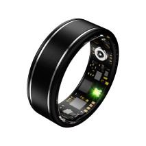 Aluminum Alloy Smart Ring R10M Remote Control Heart Rate Sleep Monitoring