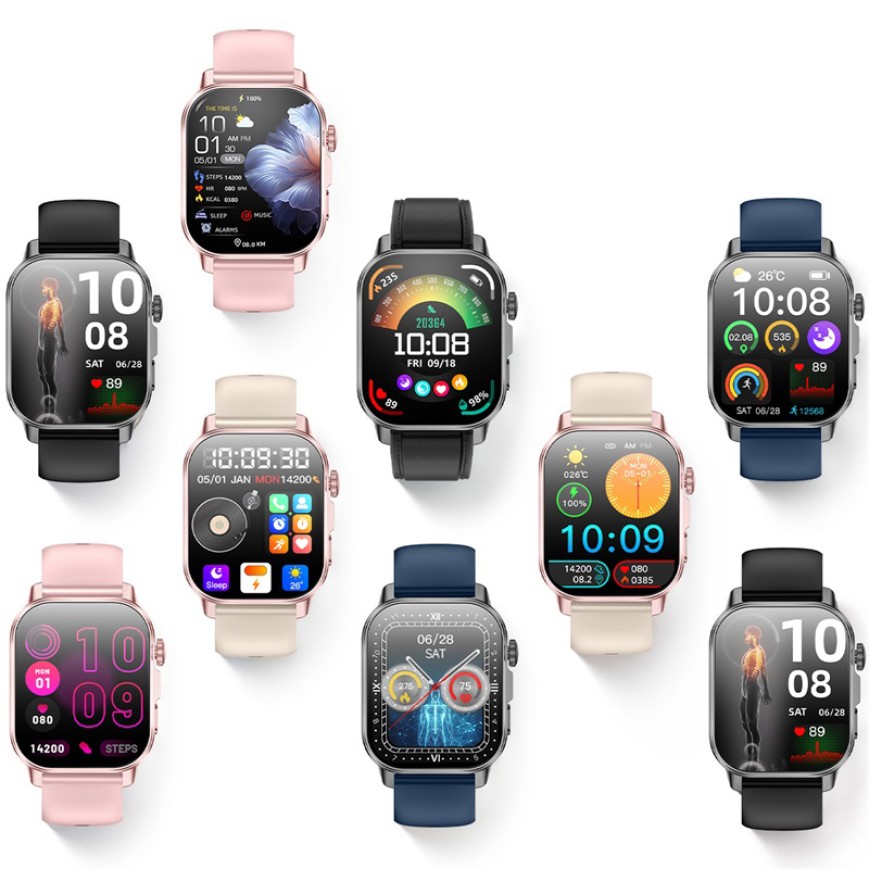 Smart Watch ECG Health Monitor SpO2 Bluetooth Call 2.0 Inch Large Display Waterproof Sports Watch Smart Watch ECG Health Monitor SpO2 Bluetooth Call 2.0 Inch Large Display Waterproof Sports Watch