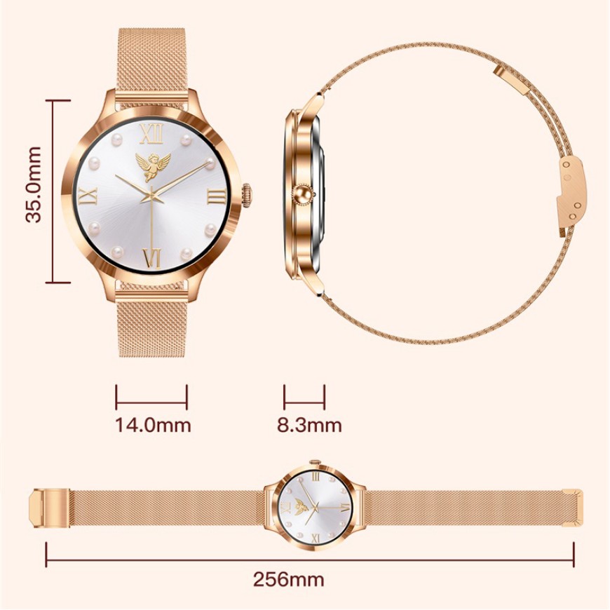 Women Smart Watch 1.04 Inch Small Round Screen IP68 Waterproof Health Monitor Women Smart Watch 1.04 Inch Small Round Screen IP68 Waterproof Health Monitor