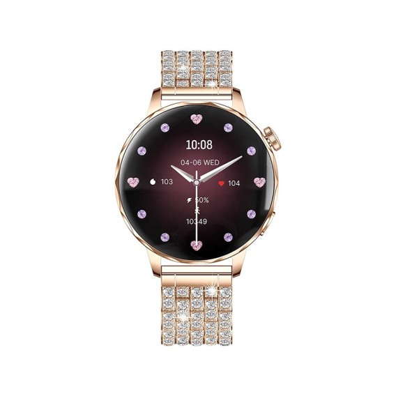 Women Smartwatch 1.27-Inch Screen BT 5.3 Blood Pressure Monitor