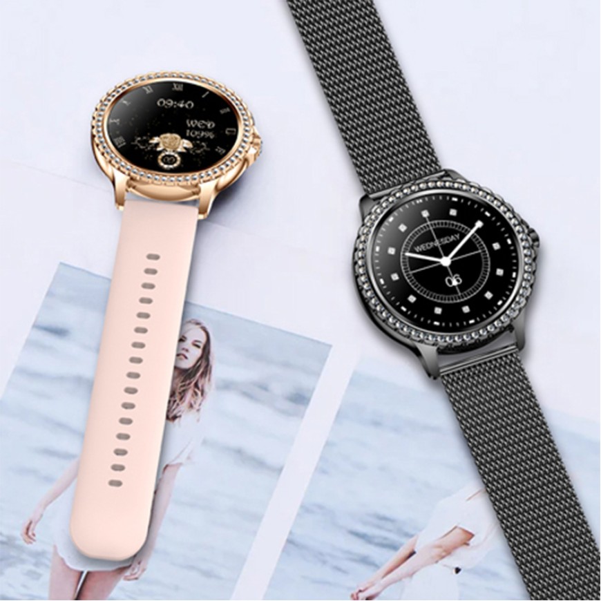 Popular Women Smartwatch Diamond 1.32-Inch Fitness Bracelet Popular Women Smartwatch Diamond 1.32-Inch Fitness Bracelet