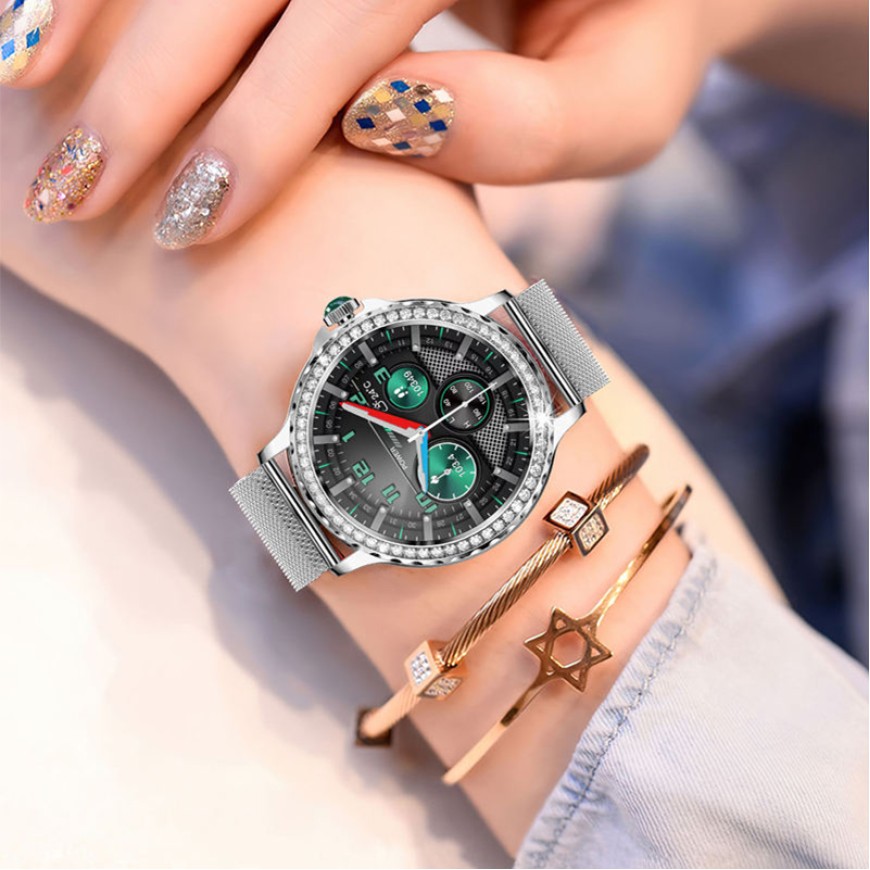 Smart Watch NX19 Diamond Frame 1.3 Inch HD Screen Smart Watch NX19 Diamond Frame 1.3 Inch HD Screen